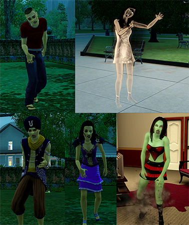 Как становятся зомби в Sims 3 Как становятся зомби в Sims 3